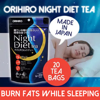 Orihiro Night Diet Tea, diet tea, herbal tea, slimming tea, detox tea, Japanese health tea