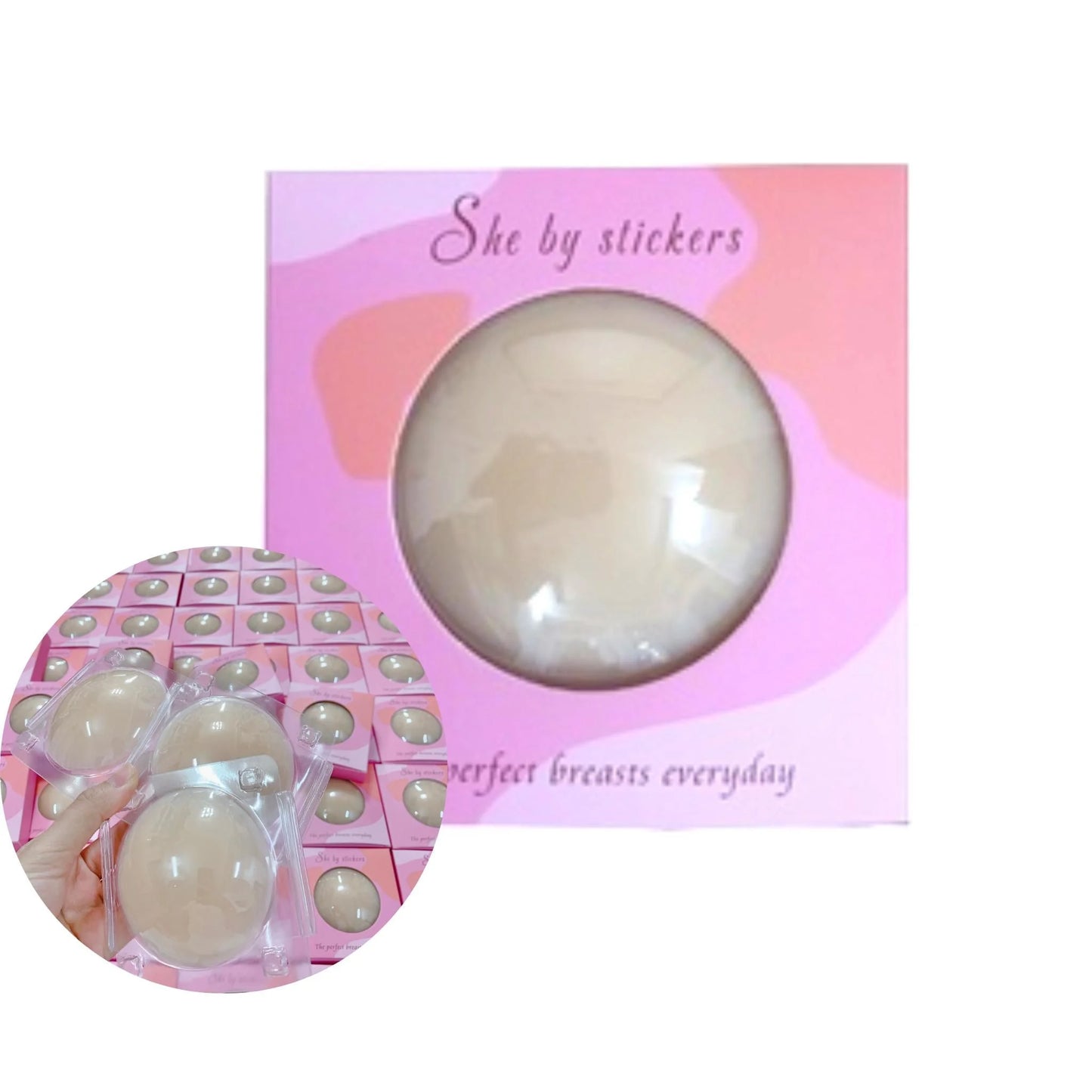 SHEBYSTICKER MIENG DAN NGUC 6PCS, breast lift stickers, chest enhancement, beauty product