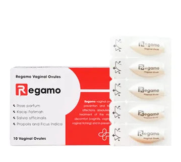 Regamo Vaginal Ovules, vaginal health, women's health, vaginal suppositories  You