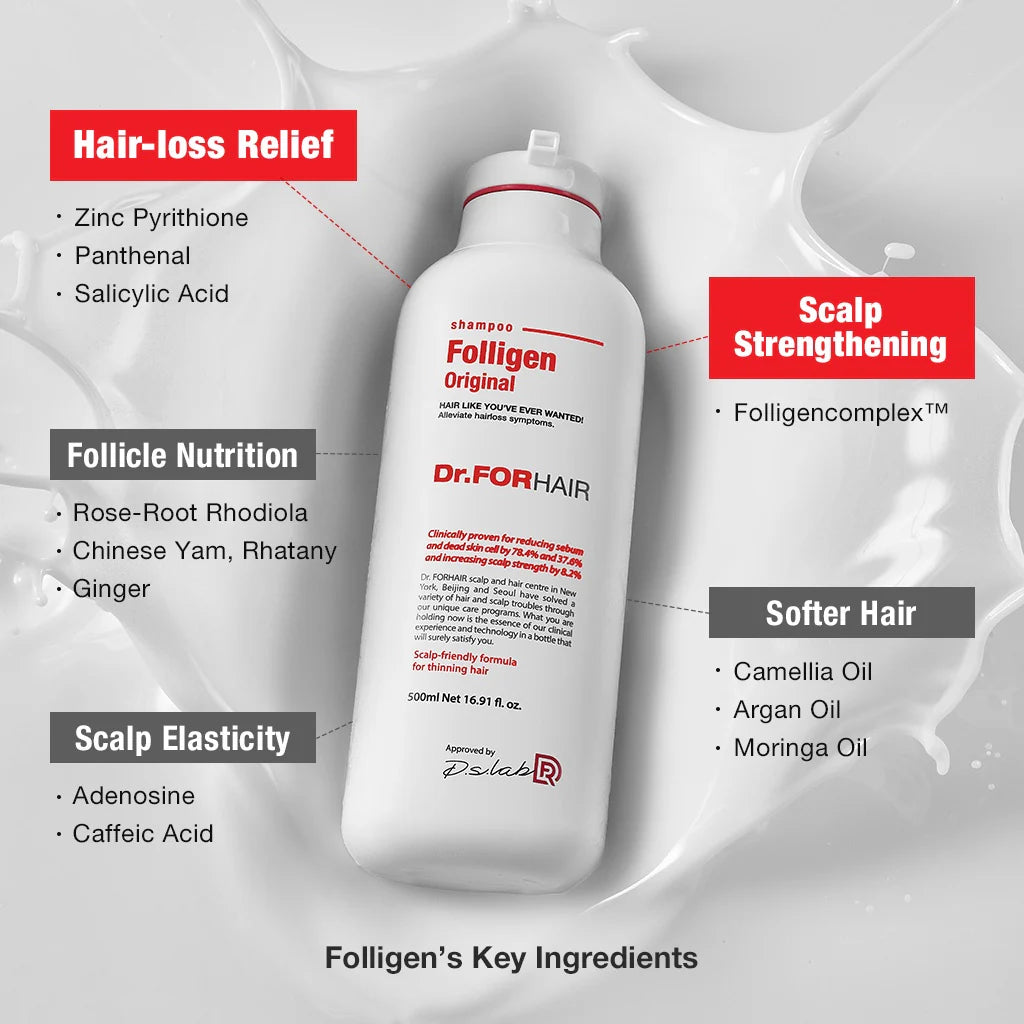 DR.FOR HAIR FOLLIGEN ORIGINAL SHAMPOO - MyAllures 