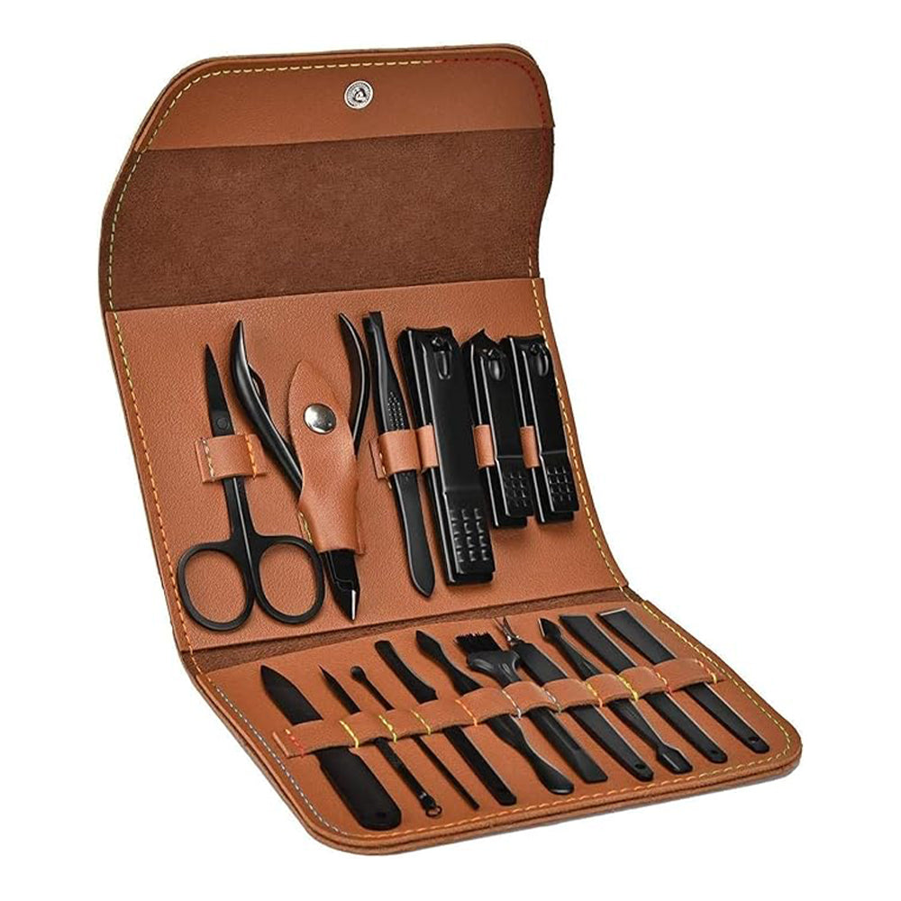 4/16pcs High-quality Steel Professional Nail Cutters Tools with Travel Case Kit