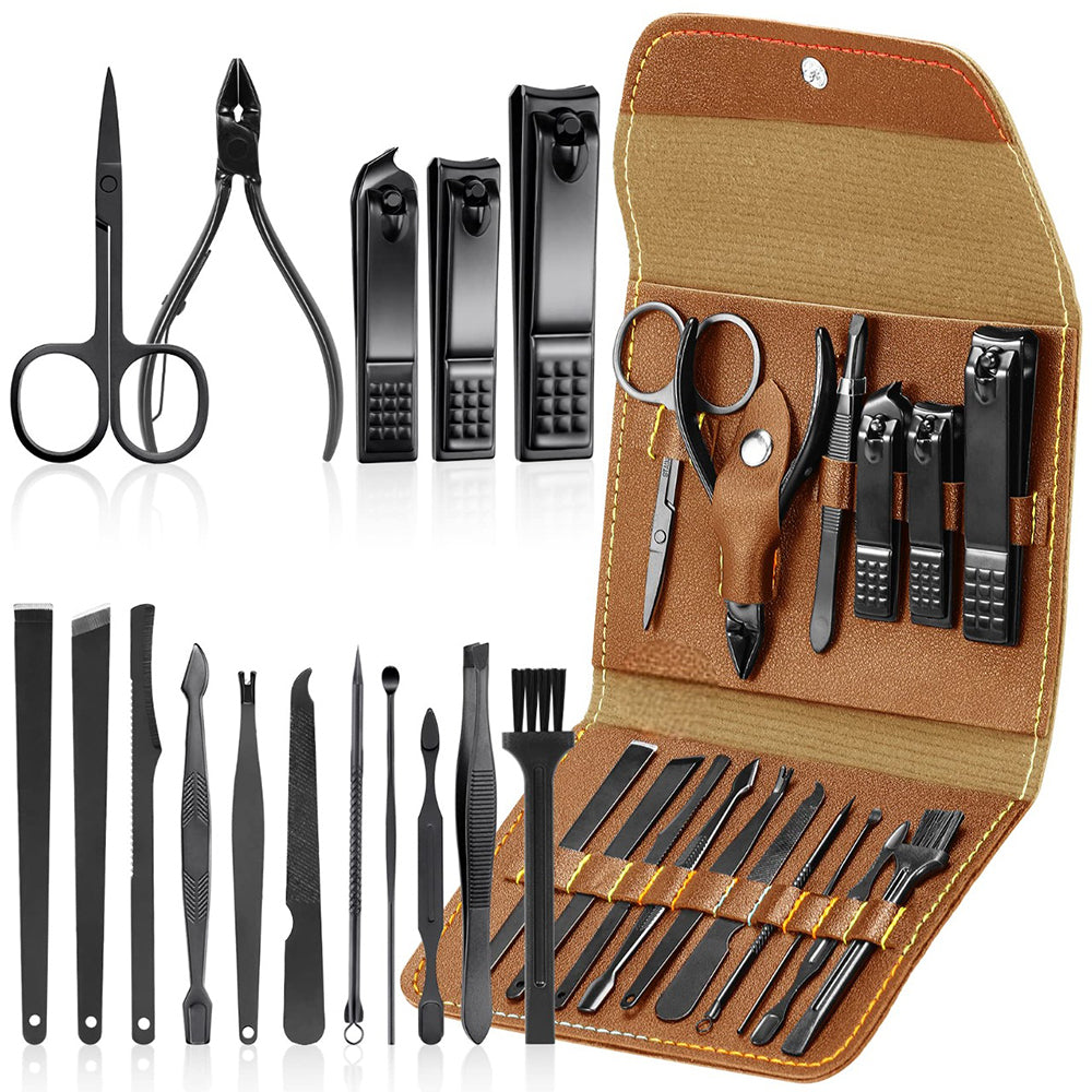 4/16pcs High-quality Steel Professional Nail Cutters Tools with Travel Case Kit