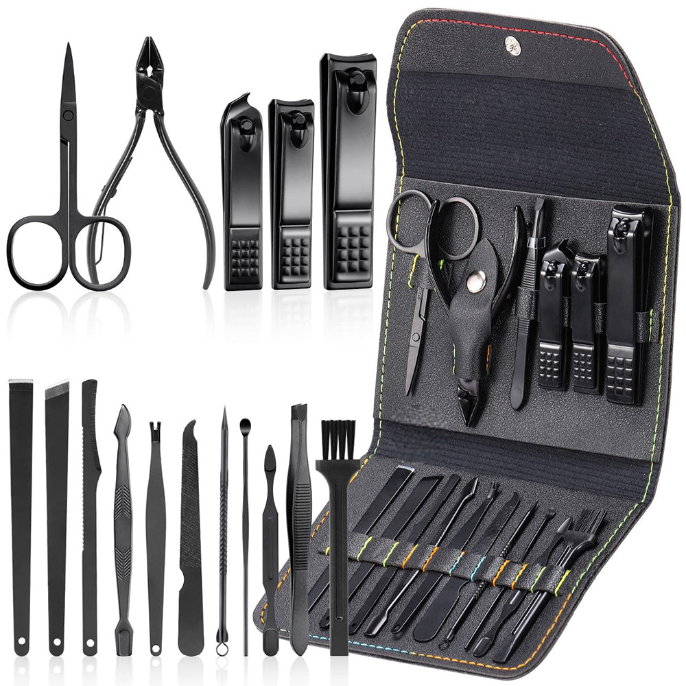 4/16pcs High-quality Steel Professional Nail Cutters Tools with Travel Case Kit