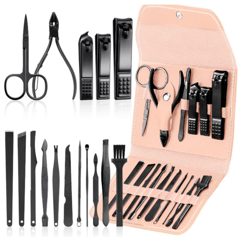 4/16pcs High-quality Steel Professional Nail Cutters Tools with Travel Case Kit