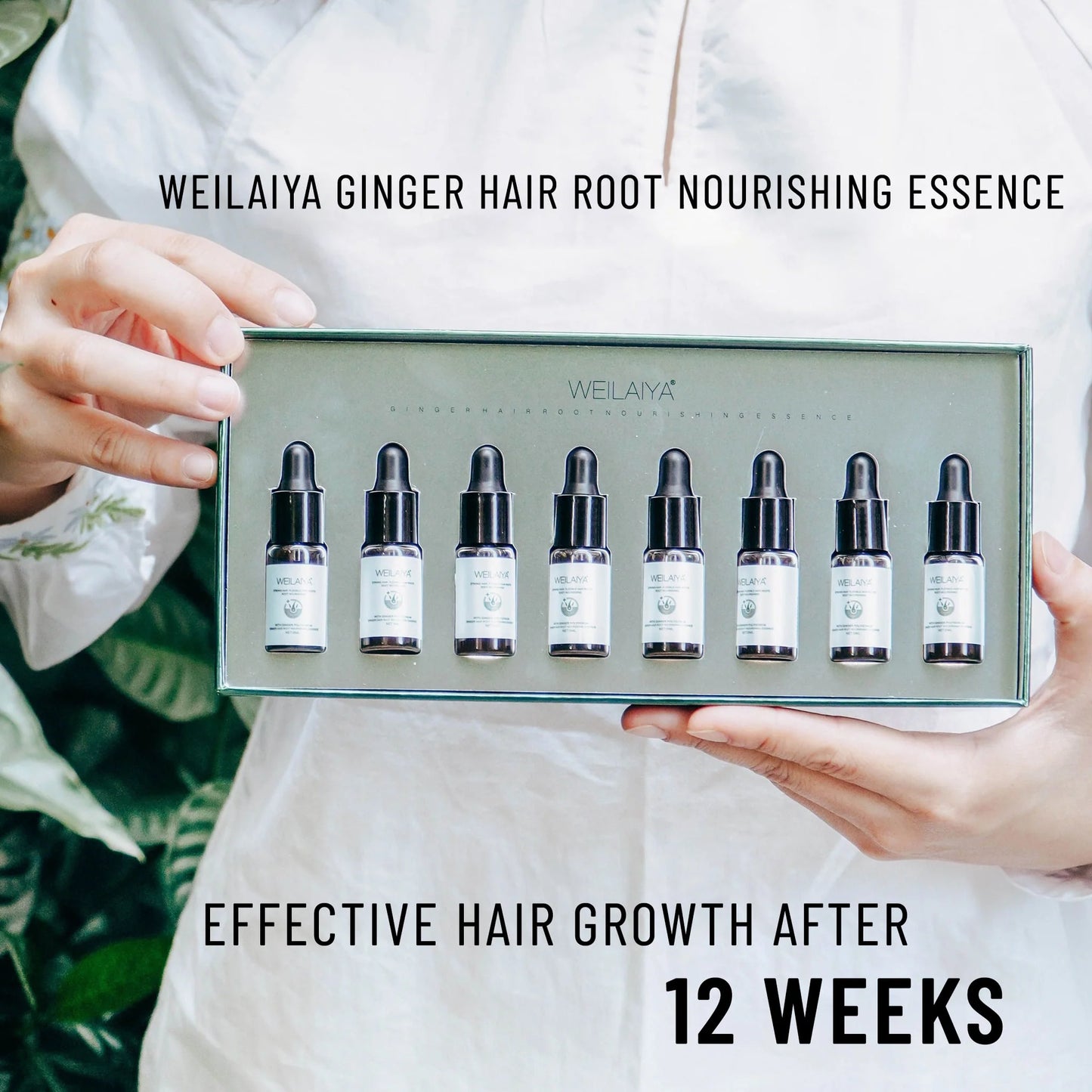 WEILAIYA GINGER HAIR ROOT NOURISHING ESSENCE FOR HAIR LOSS & HAIR GROWTH - MyAllures 