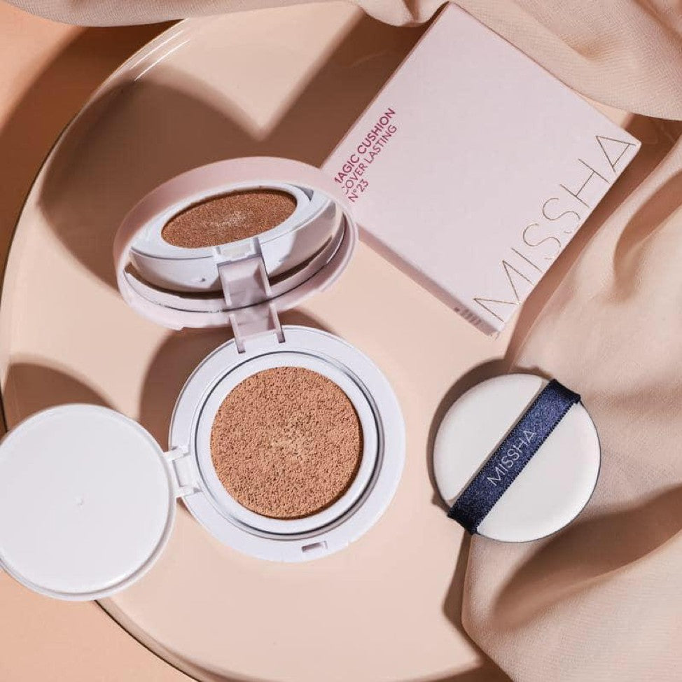 Missha magic cushion, Korean beauty product, Cushion foundation, No.21 foundation, Lightweight foundation, Dewy finish foundation, SPF cushion, Hydrating cushion, Missha makeup, Even skin tone cushion, Long-lasting cushion, Natural makeup cushion, Korean skincare cushion, Radiant complexion cushion, Cushion compact