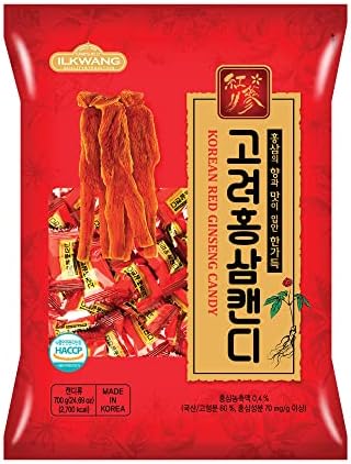 Korean Red Ginseng, Hard Candy, Health Supplement, Traditional Korean Candy