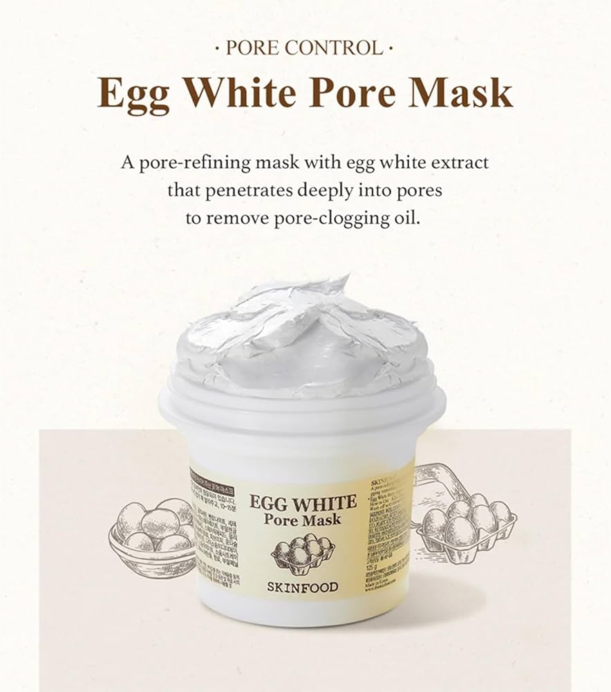 SKINFOOD EGG WHITE PORE MASK -  MyAllures  