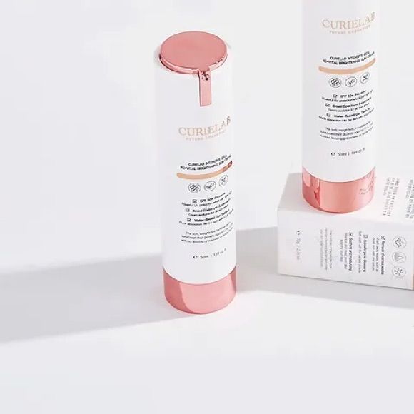 CURIELAB INTENSIVE BRIGHTENING SUN CREAM SPF50+, Brightening Sunscreen, SPF50+ Sunscreen, Korean Sunscreen, UV Protection Cream, Daily Sun Protection, Skin Brightening SPF, Sunblock Cream, Moisturizing Sunscreen.