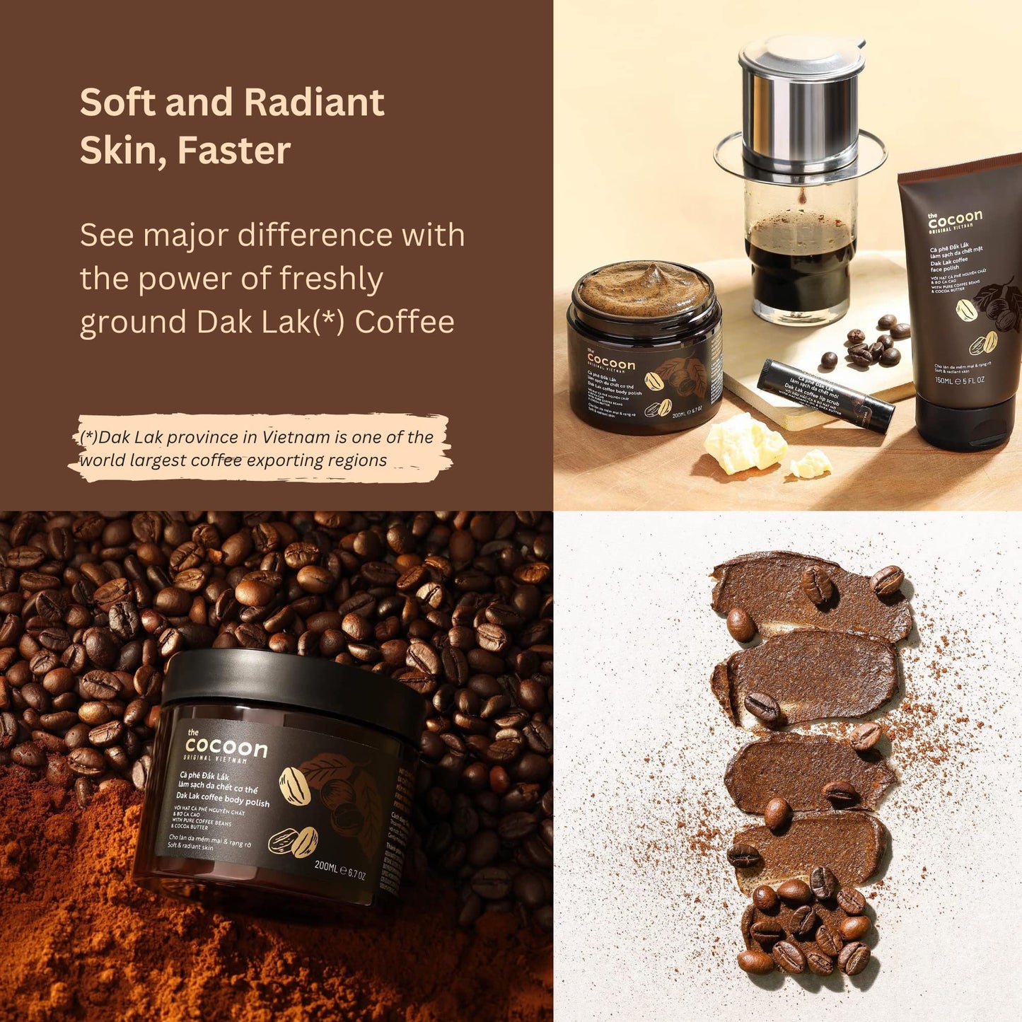 COCOON DALAK COFFEE BODY POLISH - MyAllures 