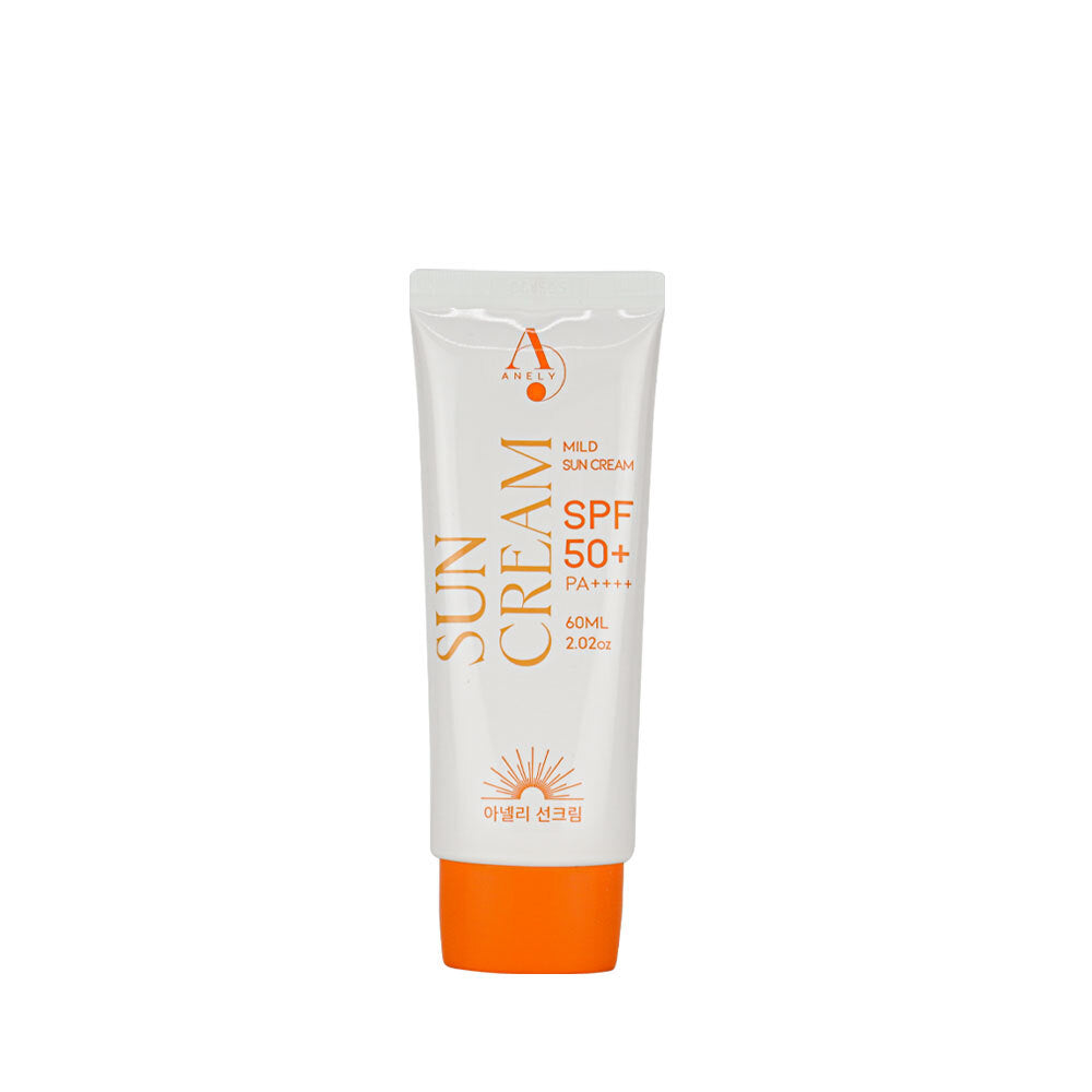 Anely Mild Tone Up Sun Cream Tone Up Sun Cream Korean Sunscreen SPF 50+ Sunscreen Brightening Sun Cream Daily Sun Protection Lightweight Sunscreen Sunscreen with Vitamin C Hydrating Sunscreen Skin Brightening Cream