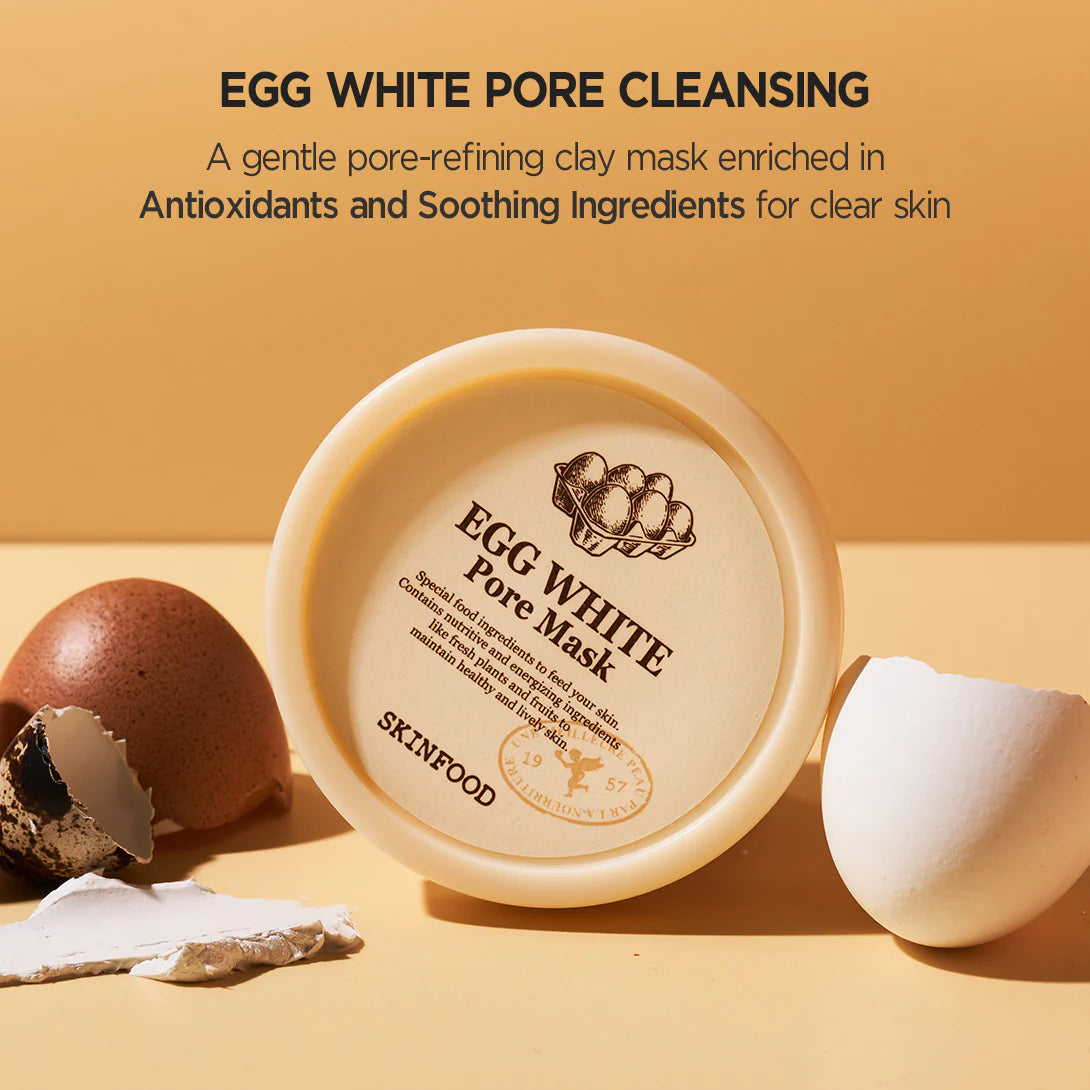 SKINFOOD EGG WHITE PORE MASK -  MyAllures  