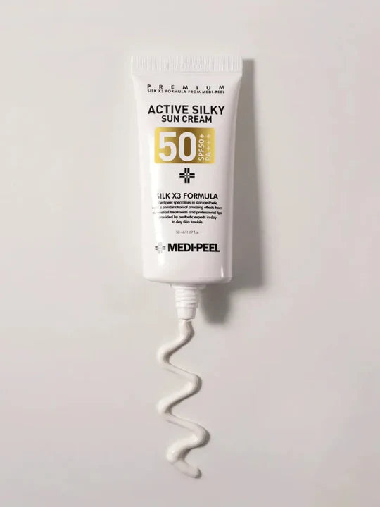 MEDIPEEL ACTIVE SILKY SUN CREAM -  MyAllures  