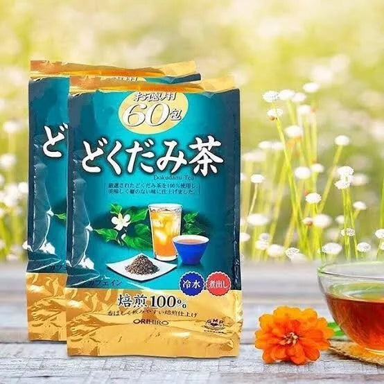 Traditional Japanese herbal tea, antioxidant-rich tea