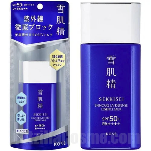 Kose Sekkisei Sun Care UV Essence, sun care essence, UV protection, Japanese sunscreen, SPF 50 sunscreen, sunblock for face, lightweight sunscreen, moisturizing sunscreen, anti-aging sun care, beauty from Japan