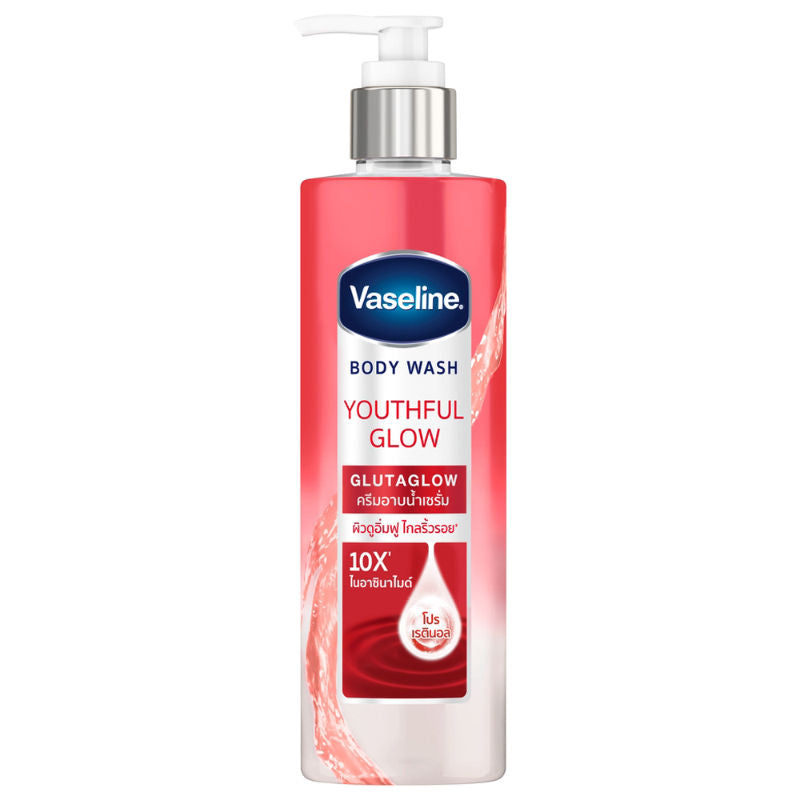 Vaseline Body Wash Youthful Glow, Body wash, Skin rejuvenation, Youthful skin, Radiant skin, Hydrating body wash, Beauty products, Cosmetics, Skincare routine, Refreshing body wash, Cleanse and hydrate, Gentle cleansing, Moisturizing body wash, Beauty essentials, Skin care regimen.