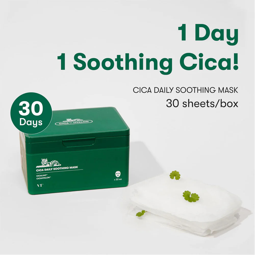 VT CICA DAILY SOOTHING MASK 30PCS -  MyAllures  