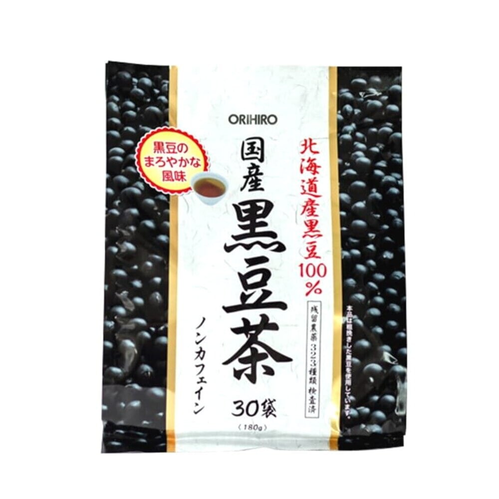 Orihiro Black Soybean Tea, non-caffeinated tea, herbal tea, Japanese tea