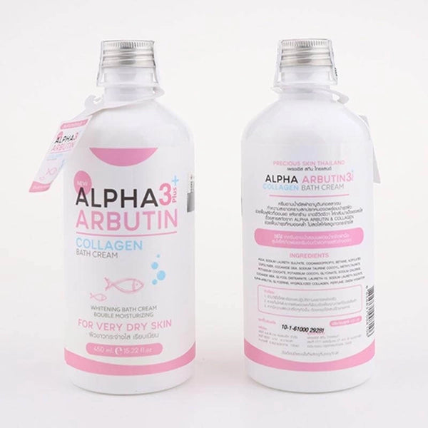 Alpha Arbutin Precious Skin Whitening Collagen Bath Cream: Brightens and nourishes with alpha arbutin and collagen. Achieve radiant, even-toned skin. Elevate your beauty regimen today!