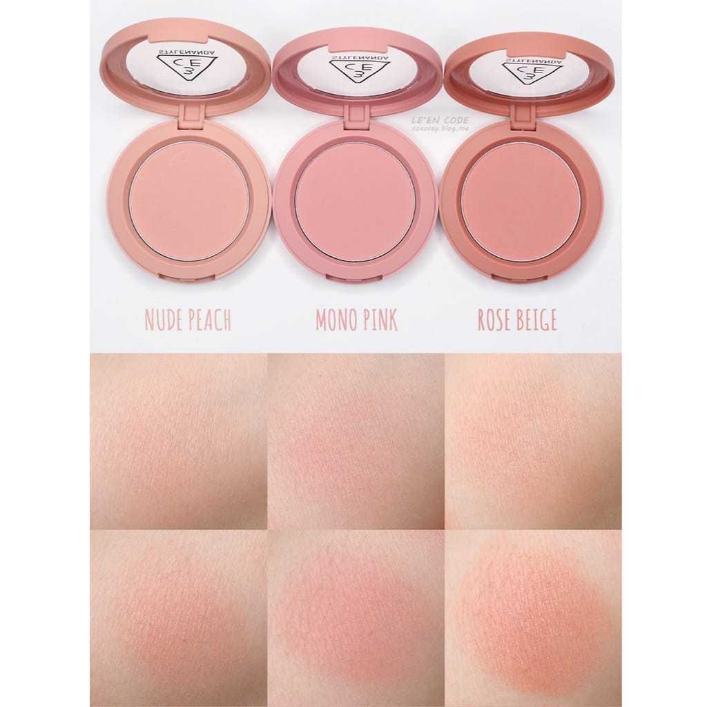 Add a Pop of Color with 3CE Stylenanda Face Blush. 3CE Stylenanda Face Blush - Soft and Buildable Pigment. Create a Luminous Complexion 