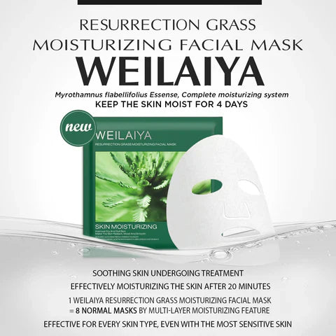 WEILAIYA RESURRECTION GRASS MOISTURIZING FACIAL MASK - MyAllures 