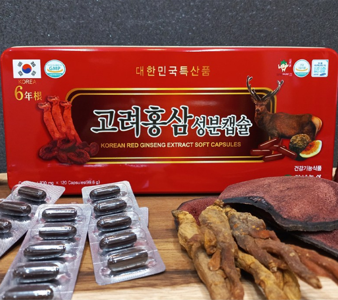 KOREAN RED GINSENG EXTRACT SOFT CAPSULES -  MyAllures  