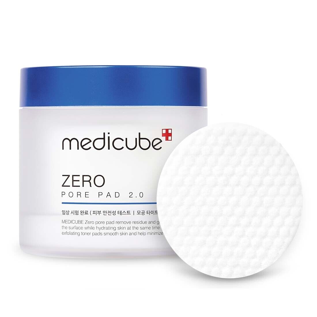 A container of MEDICUBE ZERO TONER PAD with water droplets splashing from the top. A pink label indicating "Ranked No. 1" is displayed on the upper left side. Buy at MyAllures and achieve flawless skin today!