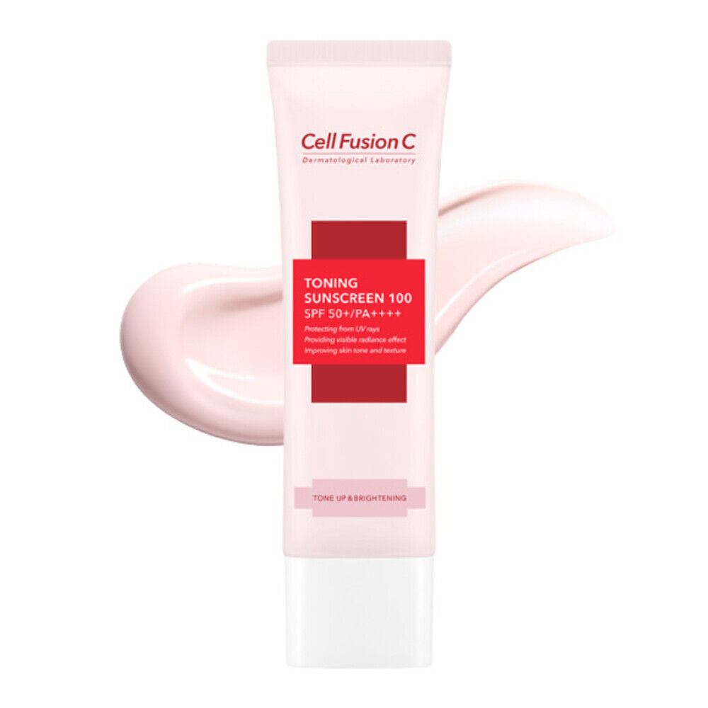 CELL FUSION C TONING SUNSCREEN SPF50 PA++++, Korean sunscreen, SPF 50 sunscreen, PA++++ sunscreen, Toning sunscreen, Vitamin C sunscreen, UV protection cream, Anti-aging sunscreen, Dermatologist-tested sunscreen, Lightweight sunblock.