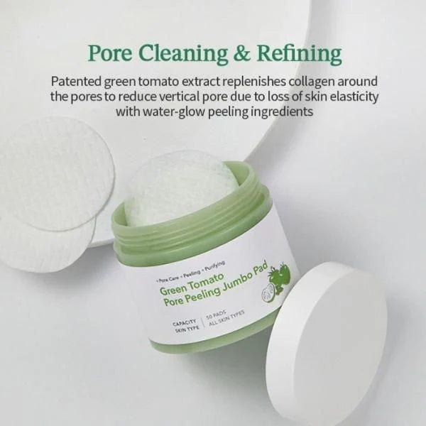 SUNGBOON EDITOR GREEN TOMATO PORE PEELING JUMBO PAD -  MyAllures  