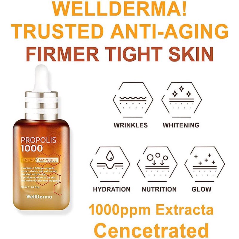 WELLDERMA PROPOLIS 1000 ENERGY AMPOULE - MyAllures 